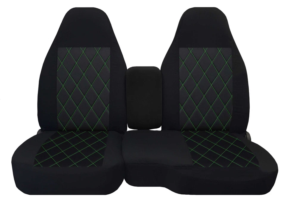 Truck/Pickup Cotton Car Seat Covers Fits 1991-1997 Ford ranger +CONSOLE COVER - Image 4 of 4