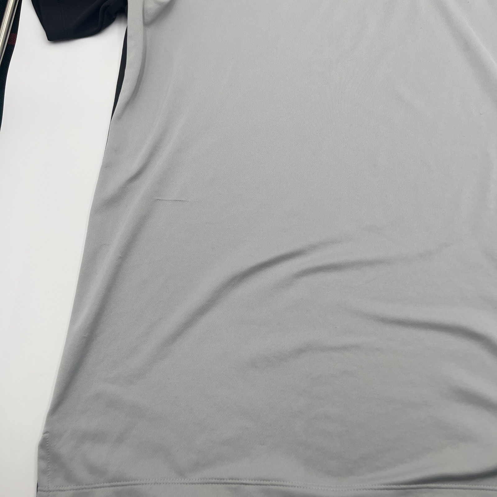 Adidas Golf Men's Extra Large XL Polo Shirt Black Gray Performance Short Sleeve thumbnail 4