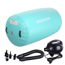 Air Roller Inflatable Tumbling Roller Gymnastics Barrel Air Mat Octagon Mat w...