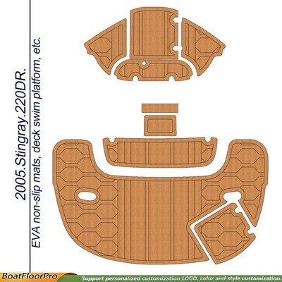 2005 Stingray 220 DR Foam Flooring | Anti-Slip Marine Deck Mat