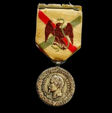 Original French Mexico Expedition campaign Medal 1862 1863 Napoleon III silver