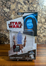 New 2009 Hasbro Star Wars Legacy Collection 3.75  Darth Sidious Hologram BD10