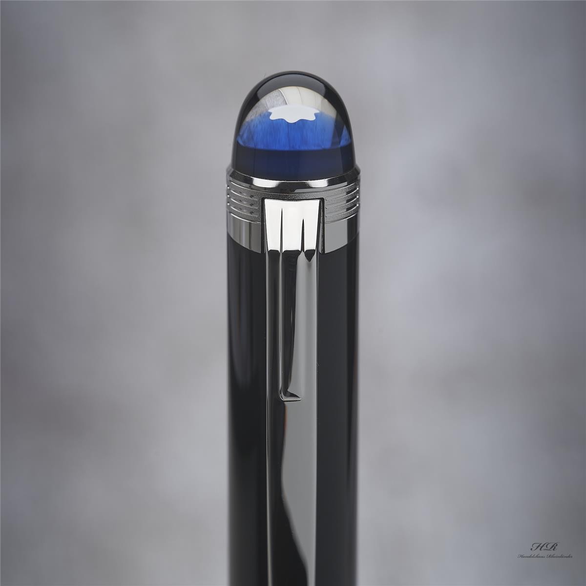 Montblanc Starwalker Resin Line Ballpoint Pen Blue Top Black Resin