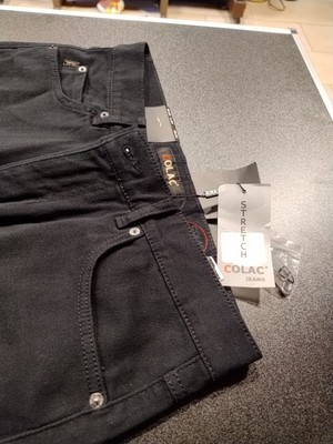 Jeanshose Colac  W33 L34  Schwarz Jeans Hose Stretch (K70L)