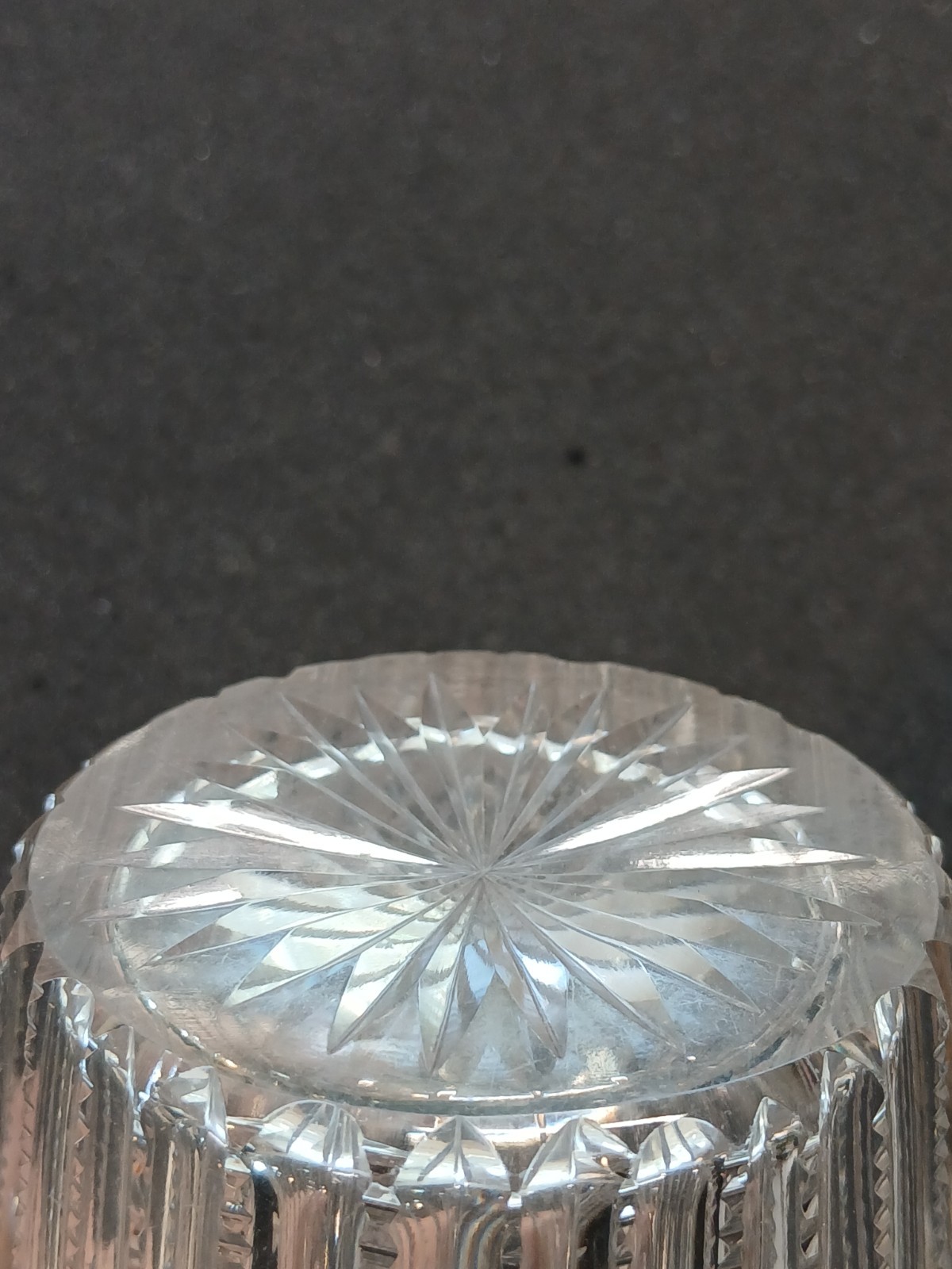 American Brilliant Cut Crystal Tumbler – Collector Grade – Rare Pattern