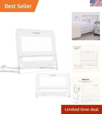 Lightweight Mesh Security Adjustable Bed Rail for Toddler, Breathable Mesh Fa...