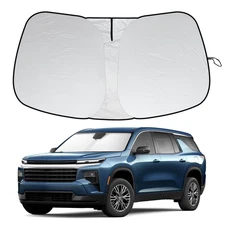 Car UV Heat Block Cover Fit 2018-2024 Chevy Traverse Windshield Sun Shade Shield