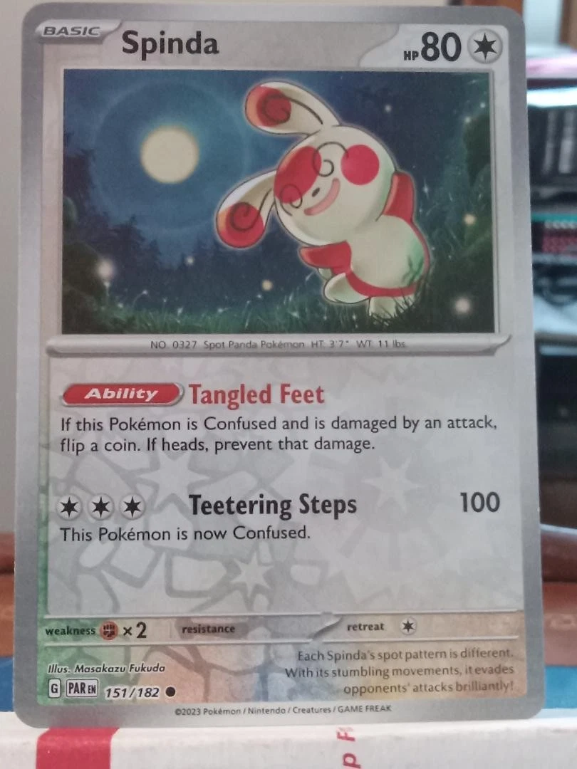 spinda pokemon card Ethan's Quilava - Hot Air Arena main image 1