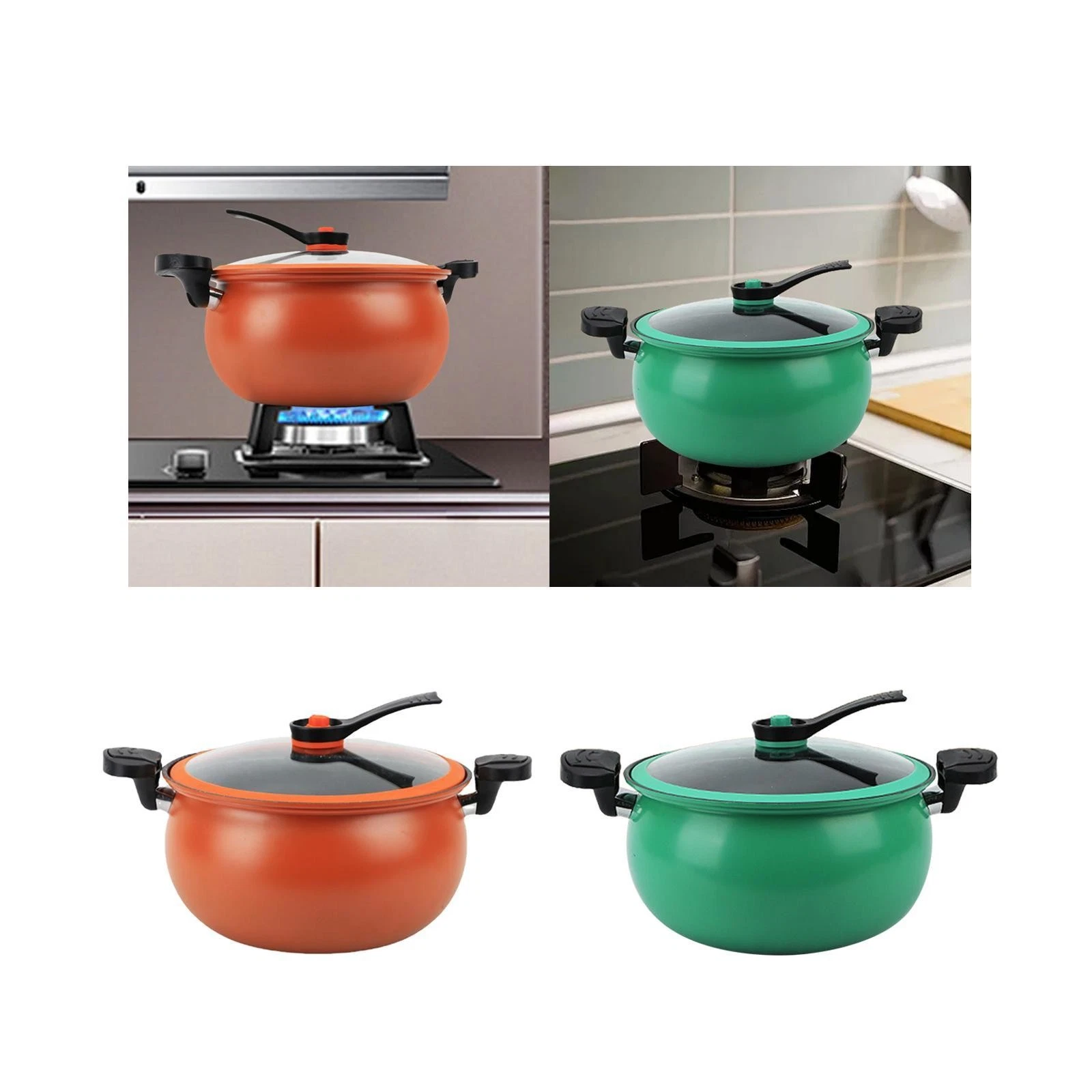 Micro Pressure Cooker Cookware Simmer Pot Multipurpose Household Kitchenware