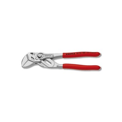 Knipex 7-1/4 in Chrome Vanadium Steel Smooth Jaw Pliers Wrench 86 03 180 SBA