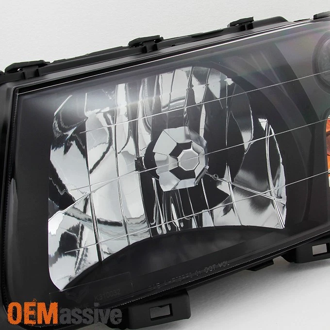 Ajuste 2003-2004 Subaru Forester SG bisel negro faros repuesto Foto 3 de 4