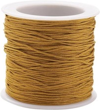 1.5mm 100 Yard Camel Nylon Cord Wind Chime Cord Replacement Braided Blind String