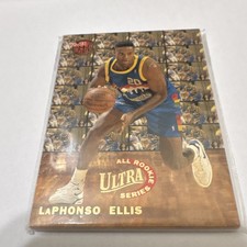 FLEER ULTRA 1992-93 LA PHONSO ELLIS ALL ROOKIE SERIES #1 DENVER NUGGETS CARD