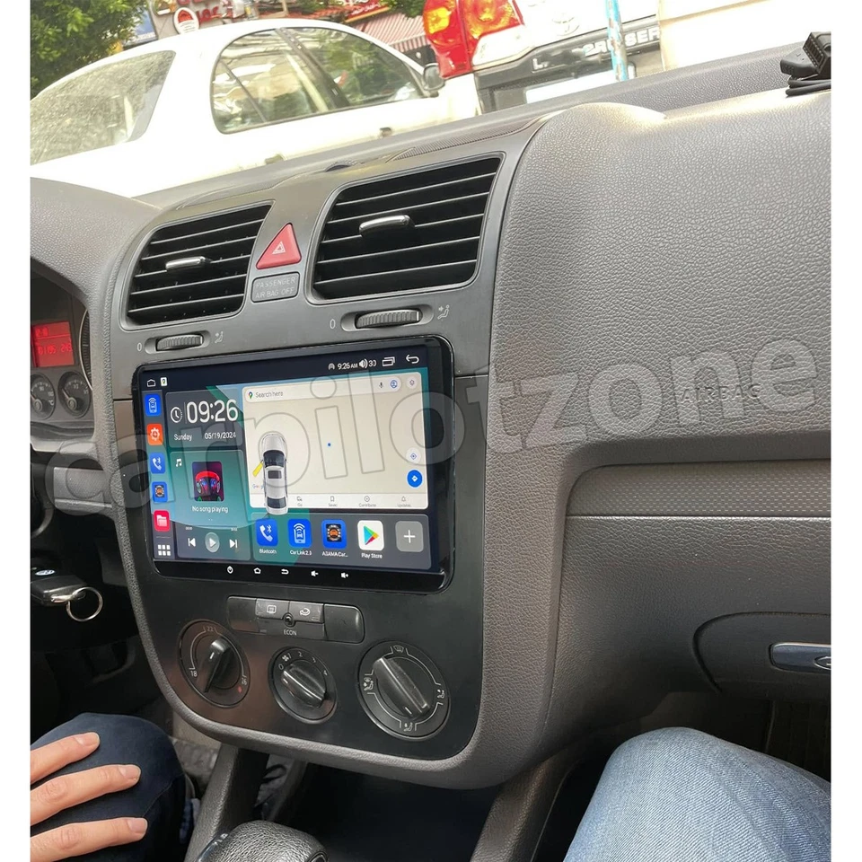 For 2007 2008 2009 VW Volkswagen GTI Android 13 Nav CarPlay Car Stereo Radio GPS Foto 4 de 4