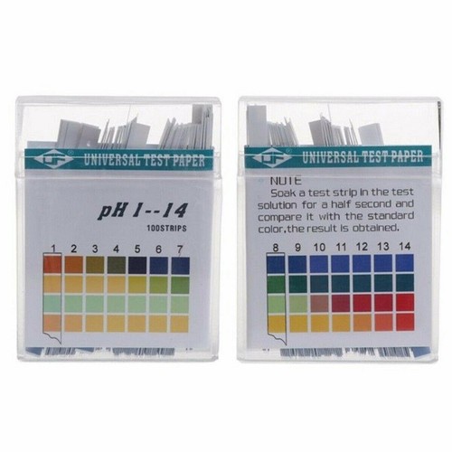 100x PH Teststreifen Indikatorpapier f��r pH Wert 1 14 einfach und schnell - Bild 4 von 10