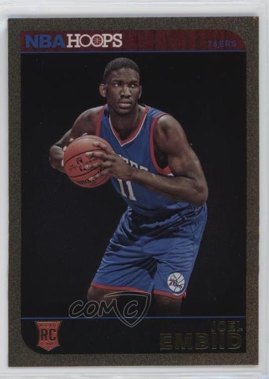 2014-15 NBA Hoops Gold Joel Embiid #263 0m89