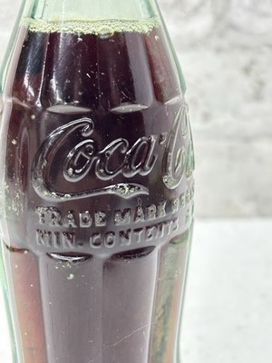 Vintage 1950 Coca Cola Bottle Tulsa OK Sealed Soda w/ St Paul MN