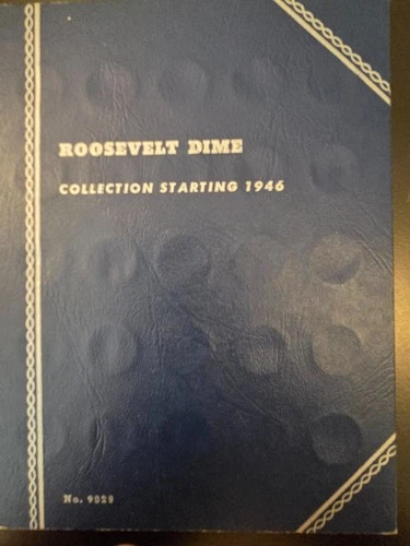 1946-1964, 48  Roosevelt Silver Dime Set in Whitman album
