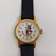 Vintage Bradley Mickey Mouse Womens Mechanical Wrist Watch