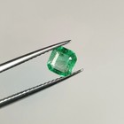 0.74 Ct Natural Zambian Green Emerald Good Luster Square Octagon Cut - G- 158 — photo 1