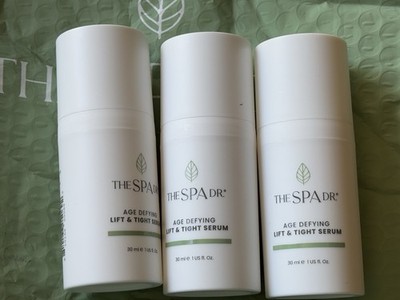 THE SPA DR Age Defying Lift & Tight Serum 1oz Firms Lines - 3 Month Supply!