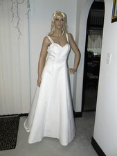 New: Dual Strap White Wedding Dress size 12