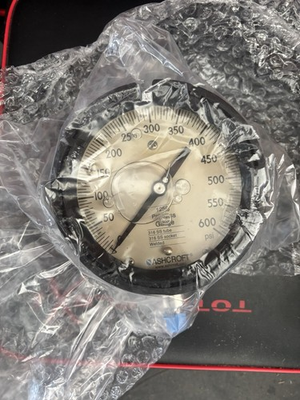 #ad Ashcroft Pressure Gauge 600 Psi Oil Filled $174.99
