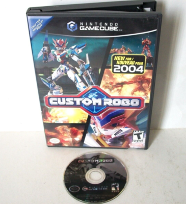 Custom Robo (Nintendo GameCube) Game Case Disc Robot Mech Fighting RPG No  Manual