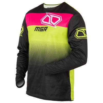 MSR 206-838-0028 Axxis Range Jersey 2022.5 X-Large Flo Green/Pink
