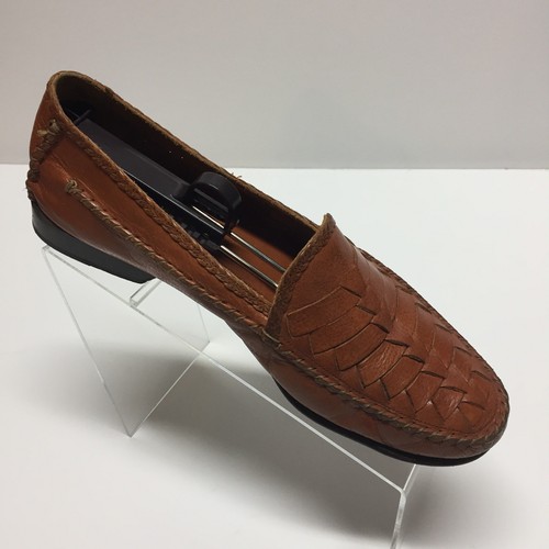 MOCASÍN DE CONDUCTOR DE CUERO TEJIDO MARRÓN BRAGANO BY COLE HAAN - Talla 9 M Usado en Excelente Condición - Imagen 6 de 12