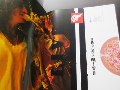 Aerosmith 1998 Japan Tour Book w Japan Ticket Nine Lives Tour