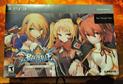 BlazBlue: Chrono Phantasma -- Limited Box (Sony PlayStation 3, 2014) New Sealed