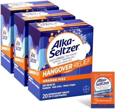 Alka-Seltzer Hangover Relief Tablets, Fast Relief Starts In About 15 Minutes
