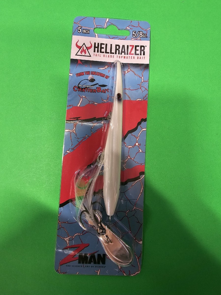 Z-Man HellraiZer Topwater Tail Blade Bait Snow - Main Image