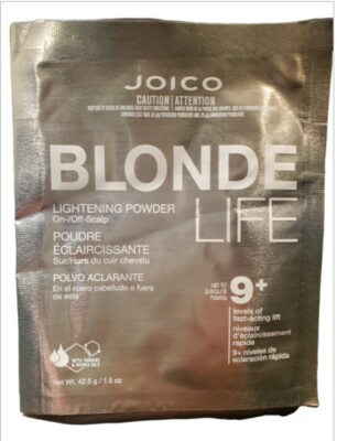 Joico Blonde Life Lightening Powder just for blondes 1.5 OZ Packet - PACK OF 10