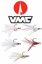 Vmc 8651Dt Dressed X-Rap Treble Hook 2 Pack  Terminal Tackles Fishing Hooks