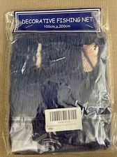 Nautical Fishing Net Wall Hanging With Shells Party Luau Summer Decoration