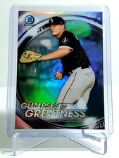 Andrew Vaughn 2020 Bowman Chrome Glimpses Of Greatness Refractor /250 White Sox