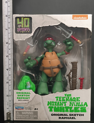 PLAYMATES 2024 TMNT NINJA TURTLES ORIGINAL SKETCH RAPHAEL FIGURE