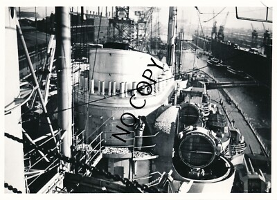 Foto Schlachtschiff Bismark im Bau  in Hamburg  von Blohm + Voss X160