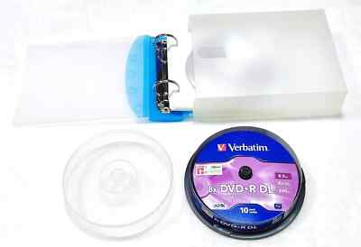 Verbatim 43666 DVD+R Double Layer 8,5GB 8X Matt Silver 1-10 Pack + GRATIS BINDER20
