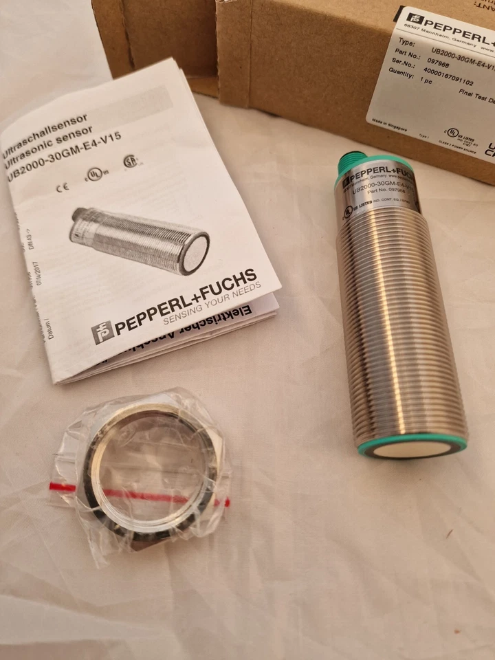 Pepperl + Fuchs UB2000-30GM-E4-V15 M30, 80-2000MM RANGE, NPN NO NC, M12, Sensor - Image 3 of 4