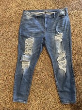 Rue21 Midrise Skinny Destructed Jeans Size 24