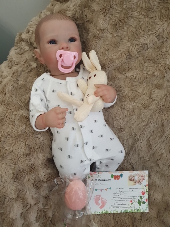 Reborn Full Vinyl Baby Girl Doll Accessories Uk Seller eBay