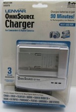 Lenmar OmniSource Li-Ion Camcorder Digital Camera Battery Charger BCLC1X4.