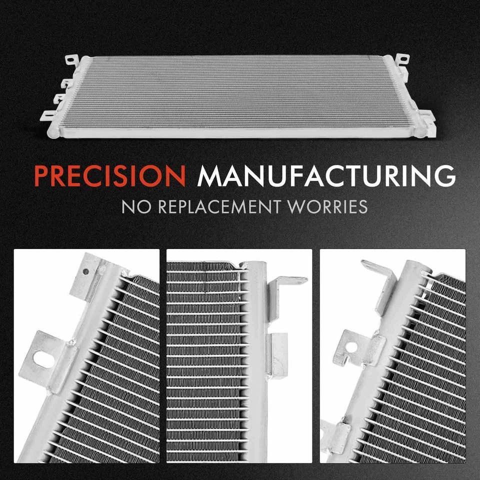 Conjunto de condensador de aire acondicionado y ventilador de refrigeración para Chrysler Plymouth Grand Voyager Dodge Foto 4 de 4