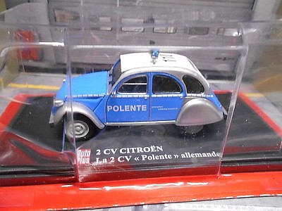 CITROEN 2CV 2 CV Ente Polente Polizei Auto Plus Altaya De Agostin S-Preis 1:43