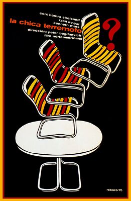 8631.La chica terremoto.north american film.chair.POSTER.movie decor graphic art