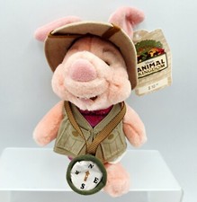 2012 Disney Animal Kingdom Safari Piglet Bean Bag Beanie Plush New with Tags