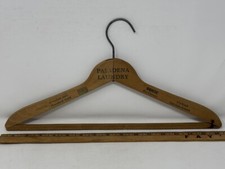 Pasadena Laundry Wooden Hanger Zoric Wakefield Blanchard VTG READ